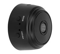 Mini Caméra A9, Caméras WiFi sans Fil HD 1080p avec Coque Arrière Magnétique, Caméra Cachée pour Nounou avec Application Téléphone, Petite Caméra Intelligente pour Intérieur (Noir)