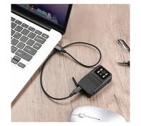 Mini caméra corporelle, Caméra corporelle de type Mini, multifonctionnelle et compacte, portée par la Police, caméscope de sécurité DV Portable pour les forces de l'ordre, livraison ( Color : With 64G