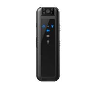 Mini Caméra Corporelle, Caméra de sécurité Portable Portable avec Enregistreur Vidéo 1080p, Caméra de Poche à Clip Arrière avec Caméra de Police, avec Voyant LED