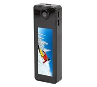 Mini Caméra Corporelle, Caméras Portées sur Le Corps HD 1080P, Petit Caméscope Personnel Grand Angle de 115 Degrés avec Enregistrement en Boucle, pour Le Cyclisme des Gardes de