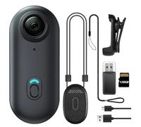 Mini caméra corporelle casque guidon moto route Sport caméra batterie corps caméra Full Hd Sport Action Wifi H88 caméra 4K UHD (White)