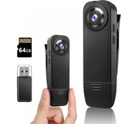 Mini caméra corporelle de police 1080P, dernier modèle 2025, avec carte mémoire
