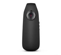 Mini caméra corporelle, enregistrement 1080p, détection de mouvement intelligente et vision nocturne, 128 Go pour une lecture vidéo sans effort (sans carte mémoire)