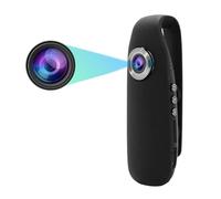 Mini caméra corporelle enregistreur vidéo, HD 1080p portable avec vision nocturne, clip arrière portable, petites caméras de poche S avec