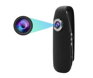 Mini caméra corporelle enregistreur vidéo, HD 1080p portable avec vision nocturne, clip arrière portable, petites caméras de poche S avec