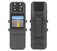 Mini Caméra Corporelle, Enregistreur Vidéo Portable avec Clip Arrière avec écran Couleur 1,3, Objectif Rotatif à 180 Degrés, Vision Nocturne, Caméscope Portable, pour la Maison,