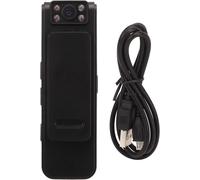 Mini Caméra Corporelle, Enregistreur Vidéo Portable HD 1080p avec Lentille de Rotation à 90 Degrés, Clip Arrière Portable, Caméra Corporelle à Absorption Magnétique pour Réunion