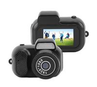 Mini Caméra d'action Caméscope 1080P 2MP, Caméra Vidéo de Poche Portable pour Webcam de Voyage, Sport Vlog, Mini Caméra DVR DV avec Lanière pour Adolescents et étudiants