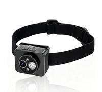 Mini caméra d'action frontale avec lumière, 2 MP 1080p réglable à 45 °, caméra frontale frontale, contrôle gestuel, caméscope portable