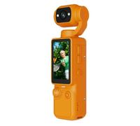 Mini-caméra d'action sportive Q7, caméscope vidéo HD 1080p avec écran de 1,9 pouce, objectif optique réglable à 180° et éclairage d'appoint intégré, batterie intégrée de 2000 mAh,Orange-136*34.6*31mm
