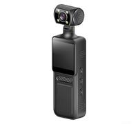 Mini caméra de corps résolution 4K : caméra d'action légère pour le cyclisme et la randonnée - Taille 130 mm pour la vision nocturne