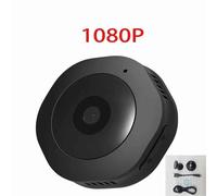 Mini Caméra de permission à Distance IP WiFi 4K 1080p HD,Micro Caméscope Portable,Vision Nocturne,Espion Invisible -[1080P H6]-16G