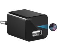 Mini Caméra De Sécurité Avec Chargeur Usb, 1080P Full Hd, Enregistrement En Boucle, Détection De Mouvement[CAM6261740]