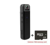 Mini caméra de sport extérieure à vision nocturne,enregistreur d'application de la loi,haute définition,point d'accès WiFi,1080P,CS05 - Type Camera 16G card