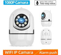 Mini Caméra De Surveillance Intelligente Ip Wifi Hd 2mp/1080p, Dispositif De Sécurité Domestique Sans Fil, Avec Suivi Automatique, Babyphone Vidéo