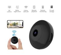 Mini Caméra De Surveillance Ip Wifi 1080p, Dispositif De Sécurité Sans Fil, Babyphone Vidéo, Enregistrement En Boucle Pour Maison Connectée Et Sport