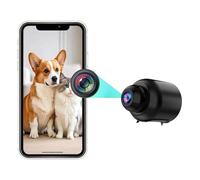 Mini Caméra de Surveillance WiFi HD 1080P,Caméra Espion Cachée avec Vision Nocturne, Détection de Mouvement et Accès à Distance,Enregistrement Continu,Caméra de micro Sécurité Intérieure/Extérieur