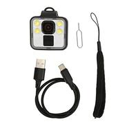 Mini Caméra de Vision Nocturne HD, Spy Cam sans Fil avec Enregistrement Ultra HD 1920 X 1080P, Étanche Ip65 4 Lumière Blanche Haute Puissance 3 en 1 Petite Caméra Vidéo pour L'extérieur(le noir)