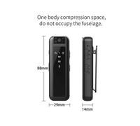 Mini caméra d'enregistrement nocturne infrarouge HD1080P, caméra portable, DVR de voiture, caméra pour animaux de compagnie, caméra corporelle