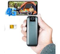Mini Caméra Espion avec SIM 4G Intérieur Sans Fil 1080P FHD Caméra Espion y compris Carte SIM déjà active, Vision 160°, Vision Nocturne, Alarme de Mouvement, Manuel en Italien
