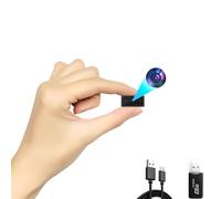 Mini caméra espion cachée 1080p petite caméra de sécurité, petite caméra portable, caméra cachée de nounou, caméras de sécurité d'intérieur, de bureau, vision nocturne, détection de mouvement, capteur