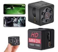 Mini caméra Espion cachée avec Image Full HD 1080 - Caméra Espion avec Vision Nocturne intérieure, extérieure - Fonctionne sans WiFi - Carte SD 32 Go Gratuite - Caméra Parking et lieux sans Internet