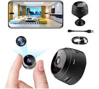 Mini Camera Espion Cachee EnregistreurFull HD 1080P Micro Camra WiFi Exterieur sans Fil Spy Cam Vision Nocturne Dtection-B