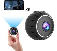 Mini caméra espion cachée HD 1080p sans fil avec vision nocturne détection de mouvement, caméra WiFi de sécurité à domicile, caméra de surveillance parfaite pour intérieur et extérieur
