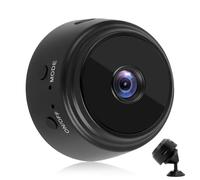 Mini caméra espion cachée sans fil Full HD 1080p avec audio, détection de mouvement, vision nocturne infrarouge, grand angle de 150°, support magnétique, moniteur bébé, caméra de sécurité intérieur