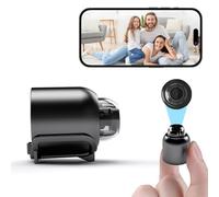 Mini caméra espion, caméra espion cachée sans fil, HD 1080p WiFi avec audio et vidéo, petite caméra de surveillance de sécurité à domicile avec vision nocturne, détection de mouvement intérieur et