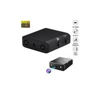 Mini Caméra Espion Full HD 1080 12Mpx Vision Nocturne LED IR Capteur Mouvement + SD 32Go