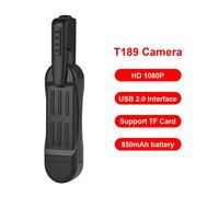 Mini caméra espion Full HD 1080P, stylo T189, corps portable, Mini DVR, numérique, Mini DV