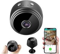 Mini Caméra Espion - HD 1080P - Vision Nocturne - Détecteur de Mouvement - WiFi - Noir