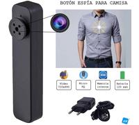 mini caméra espion pour chemise ou veste 720 x 480 noir