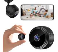 Mini caméra Espion sans Fil,1080P Camera Surveillance WiFi exterieure/Interieur sans Fil Micro Caméra WiF,avec Détection de Mouvement et Vision Nocturne,détection de Mouvement intérieur