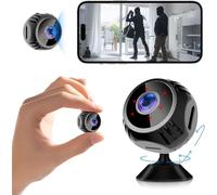 Mini caméra Espion sans Fil,1080P Camera Surveillance WiFi exterieure/Interieur sans Fil Micro Caméra Espio,avec Détection de Mouvement et Vision Nocturne,Enregistrement vidéo à Distance,IR Mode (S)