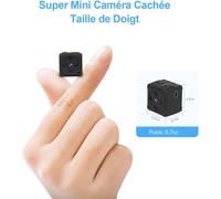 mini caméra espion sans fil 1080P noir