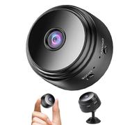 Mini Camera Espion sans Fil HD 1080p, Caméra Espion 360° avec Détection de Mouvement, Vision Nocturne IR et Notifications en Temps Réel, Enregistrement Fluide, Compatible avec MicroSD et Cloud