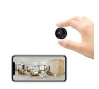 Mini Camera Espion sans Fil Invisible 1080P Caméra de Surveillance WiFi Interieur/extérieur sans Fil Micro Caméra Espion a Distance Discrete Enregistreur Spy Cam Cachée avec Détection de Mouvement