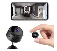 Mini Camera Espion sans Fil Invisible 1080P Caméra de Surveillance WiFi Interieur/extérieur sans Fil Micro Caméra Espion a Distance Discrete Enregistreur Spy Cam Cachée avec Détection de Mouvement