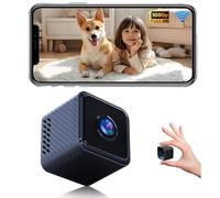 Mini Camera Espion sans Fil, Micro Camera Surveillance Wifi Interieur/Exterieure sans Fil avec Vision Nocturne et Détection de Mouvement, Petite Cachee Camera Espion pour Bebe Maison Chat Voiture