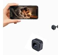 Mini Camera Espion Sans Fil WiFi 1080P Caméra Espion Invisible Micro Petite Extérieur Discrete a Distance Maison de Interieur Extérieur Surveillance Spy Cam Grande Enregistrement （2.4GHz）Le Noir