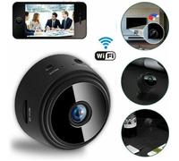 Mini Caméra Espion Sans Fil Wifi Webcam IP Sécurité À Domicile HD 1080P DVR Vision Nocturne À Distance - Noir