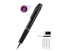 Mini caméra Espion Stylo, caméra de Surveillance Portable HD 1080p, caméra vidéo avec Audio pour Classe, Affaires et conférence