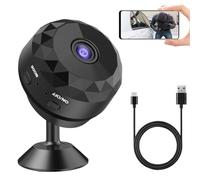 Mini Caméra Espion WiFi 1080P HD Sans Fil avec Audio et Vidéo, Caméra de Surveillance Intérieure et Extérieure, Enregistrement Longue Durée, Aimant Rotatif 360°, Idéale pour Maison, Bureau, Sécurité