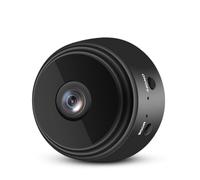 Mini Caméra Espion WiFi, Caméra à Distance Intelligente sans Fil HD 1080P, avec Couverture Arrière Magnétique, pour la Maison, Le Bureau, la Cour, Le Magasin (Noir)