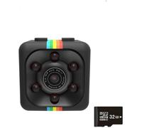 Mini Caméra, Mini Cam 1080P Spy Hide Camera HD Baby Sitter Network Camera Night Vision and 32G Card Motion Detection