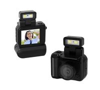 Mini Caméra Porte-clés, Caméscope Enregistreur Vidéo de Poche Minuscule 1080P, avec écran de 1,44 Pouces, Caméra Miniature avec Flash, Filtres Intégrés (Black)