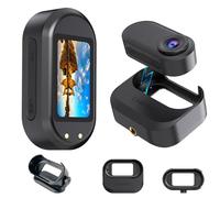 Mini Caméra Sport 1080P, Caméra de Sport Boîtier de Charge Magnétique, Écran HD Pleine Vue 1.47 Pouce,150 Min de Autonomie, pour Vélo, Voyage,Multifonctions Kit d'Accessoiresv