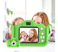 Mini caméra SUSUchens 1080p HD, compatible avec 32 Go de RAM, batterie 600 mAh, en forme de grenouille, 12 langues, caméra avant/arrière, cadeau